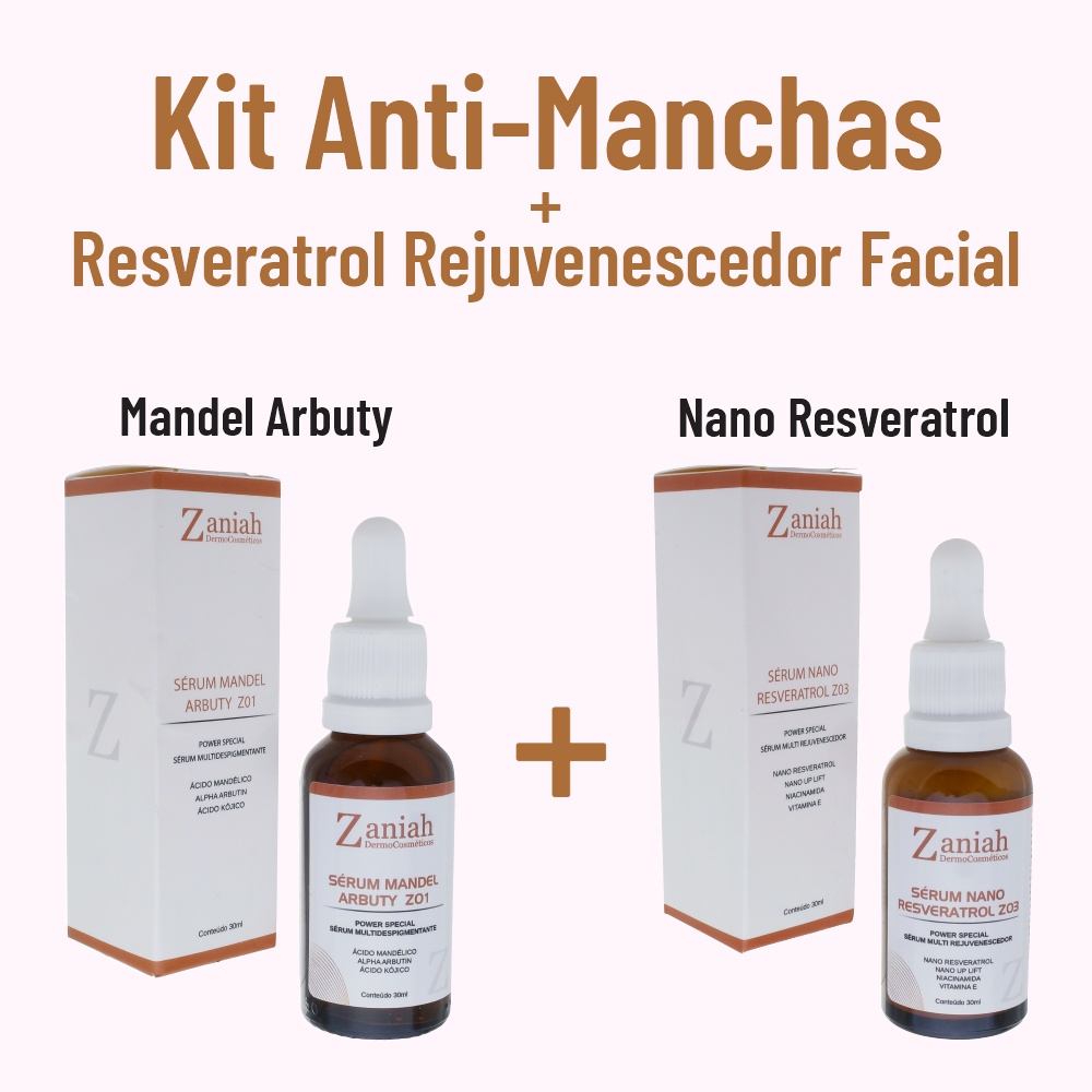 Kit Anti-Manchas + Resveratrol Rejuvenescedor Zaniah Z07