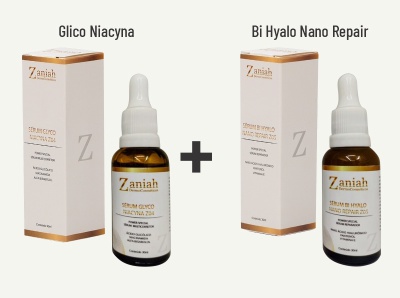 Kit Anti-Manchas Niacyna + Anti-Idade BI Hyalo Zaniah