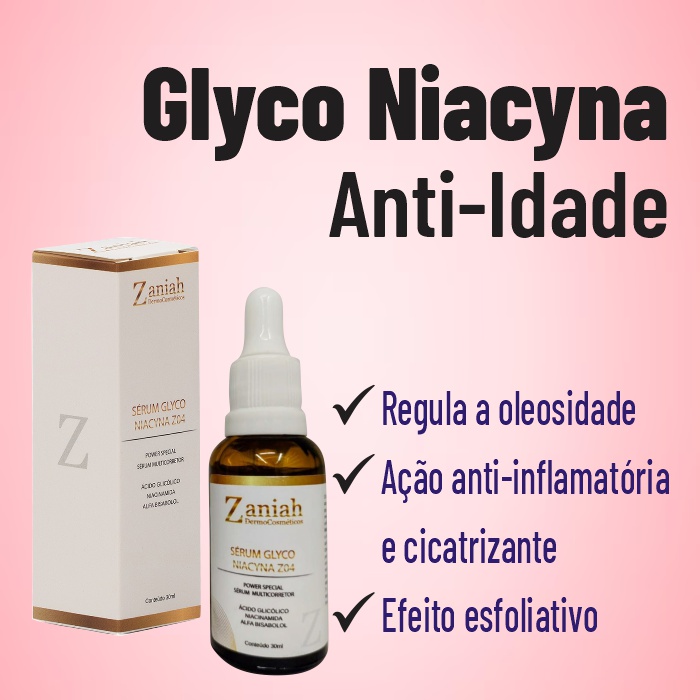 Sérum Glyco Niacyn 3X1 Anti-Manchas, Rugas e Oleosidade