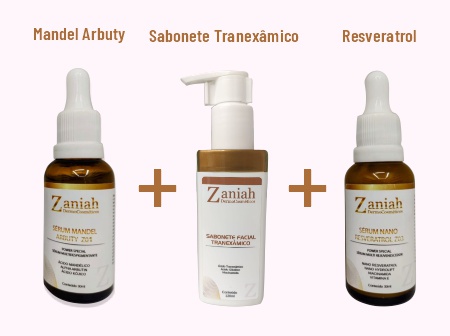 Kit Anti-Manchas - Trio Tranexâmico, Mandel & Resveratrol Z16