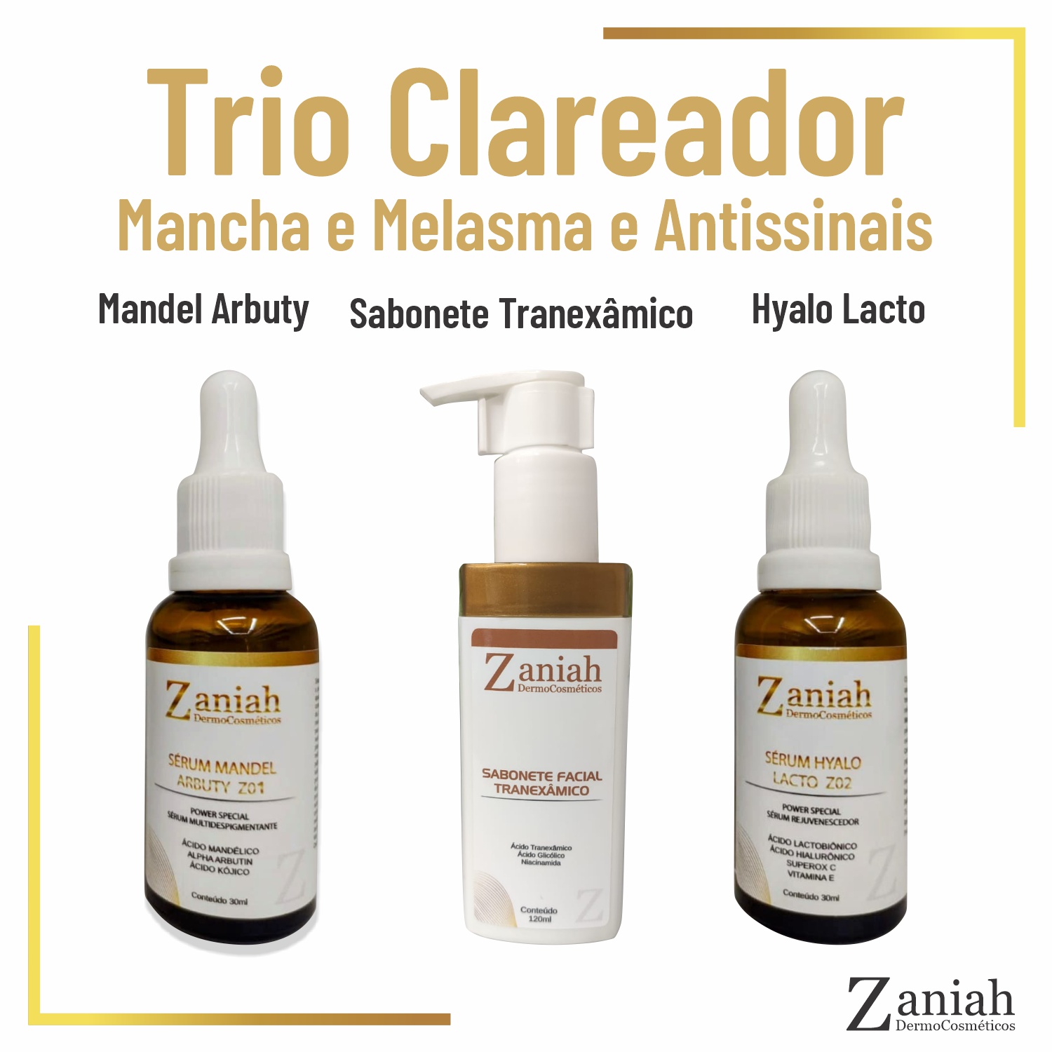 Trio Clareador de Melasma e Antissinais 2