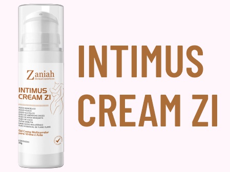 INTIMUS ZI CREAM Clareador de Virilha e Axila Zaniah